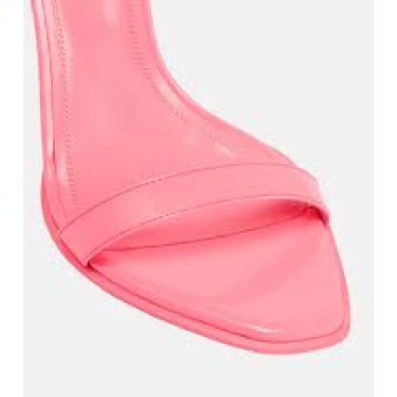 AMINA MUADDI Kim Patent Sandal in Bubble 37.5 New with Box Womens High Heels - Picture 12 of 13
